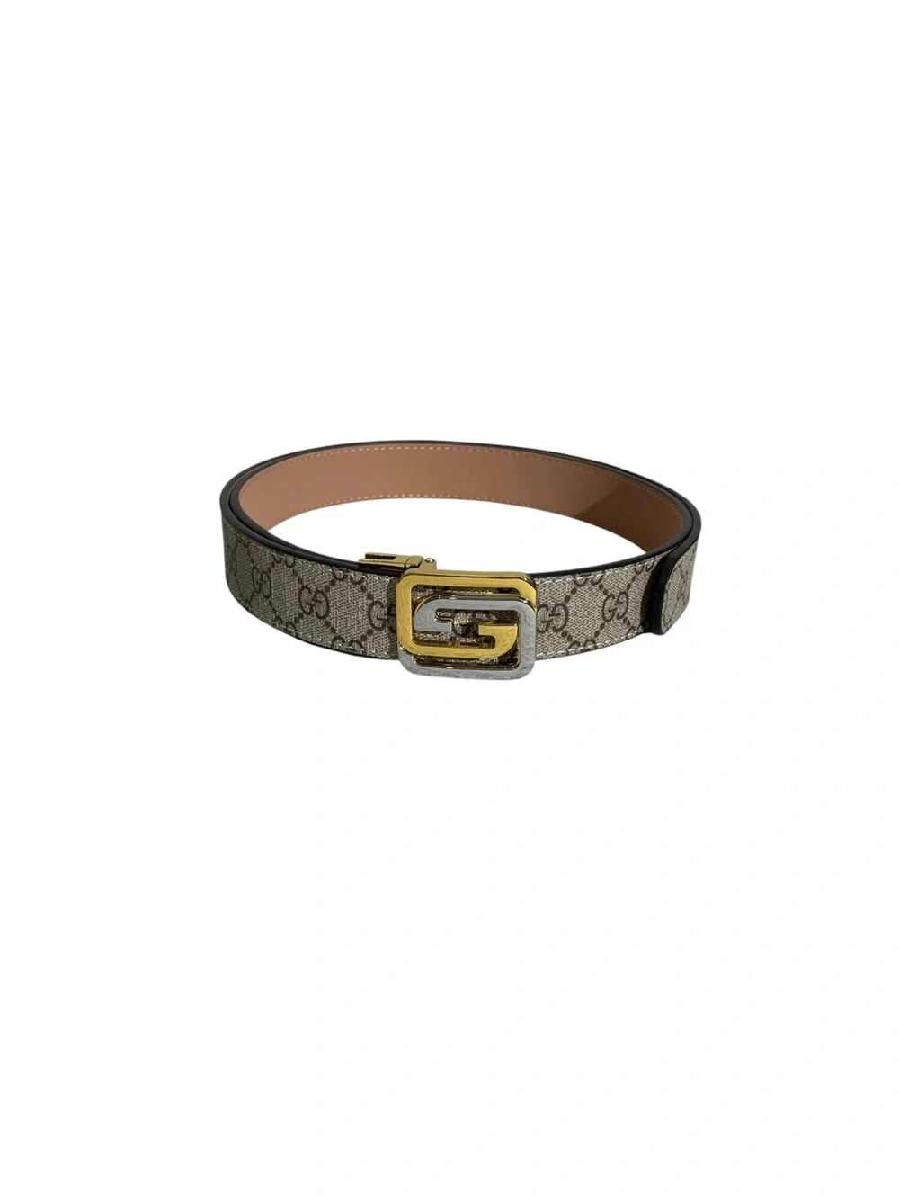 🤎 Elegant Belt with Two-Tone Buckle 🤎
